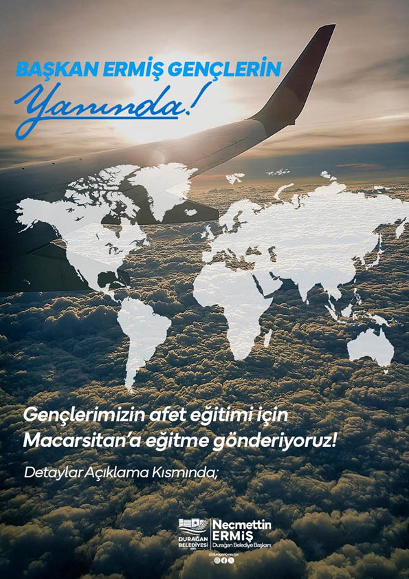Durağanlı Gençler Uluslararası Afet Eğitiminde Avrupa Yolcusu
