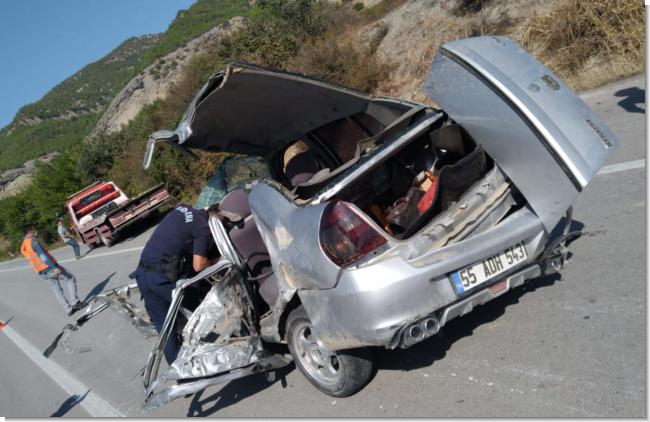DURAĞAN’DA TRAFİK KAZASI 1 ÖLÜ