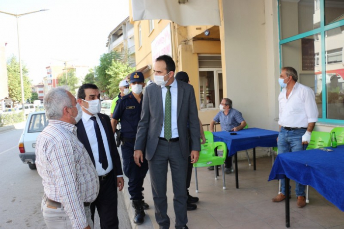 İLÇEDE KORONAVİRÜS DENETİMİ