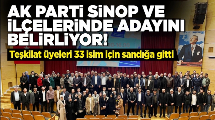 AK PARTİDE TEMAYÜL YOKLAMASI YAPILDI!