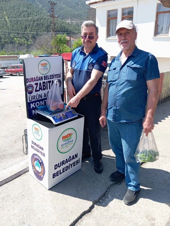 DURAĞAN BELEDİYESİNDEN PAZAR ESNAFINA UYARI VATANDAŞA GÜVEN AŞILAYAN UYGULAMA!