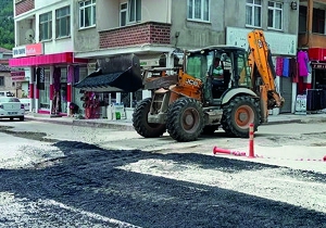Durağan’da asfalt çalışmaları devam ediyor