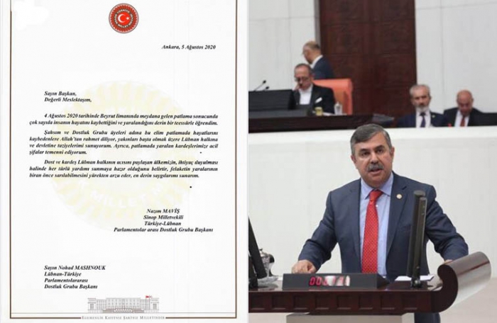 MAVİŞ’TEN LÜBNANLI MEVKİDAŞINA DESTEK MESAJ