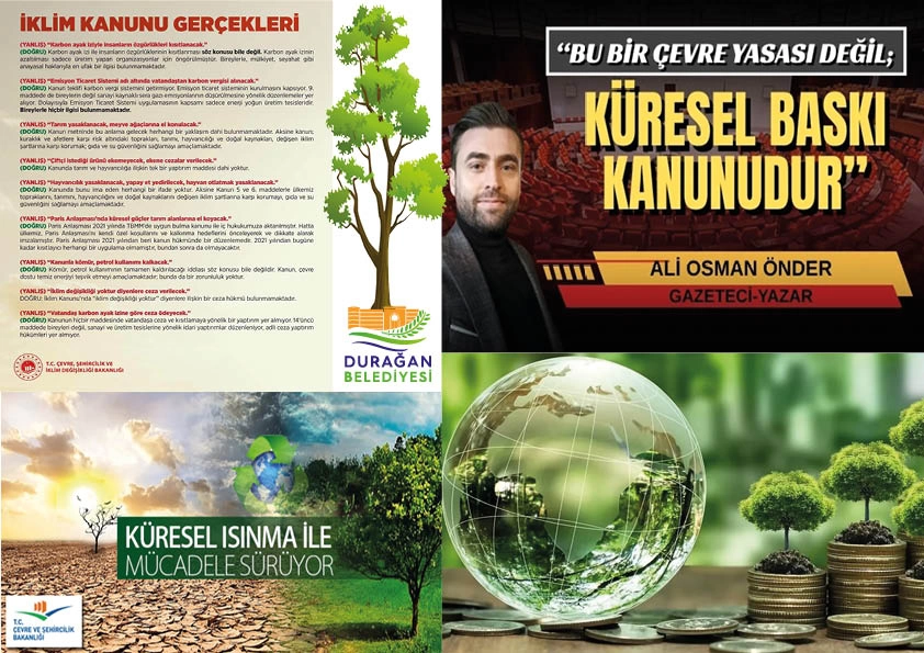 İKLİM KANUNU ÇIKTI! TARAFLAR NE DİYOR? YANILTICI BİLGİLER HALKIMIZI ENDİŞEYE SÜRÜKLEMESİN