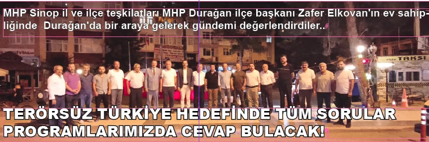 TERÖRSÜZ TÜRKİYE HEDEFİNDE TÜM SORULAR PROGRAMLARIMIZDA CEVAP BULACAK!